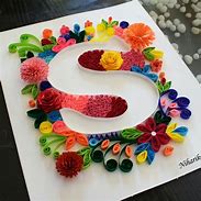 Image result for Paper Quilling Letter Patterns