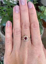 Image result for Oval Red Ruby Ring