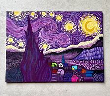 Image result for DIY Starry Night Painting