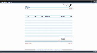 Image result for Blank Editable Invoice