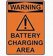 Image result for Forklift Battery Charging Area Signs