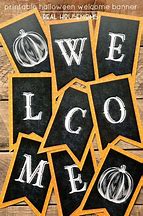Image result for Halloween Welcome Banner