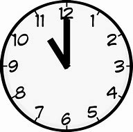 Image result for 11 O'Clock PNG