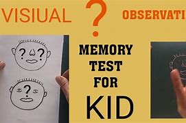 Image result for Visual Memory Test