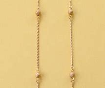 Image result for White Gold Ball Chain