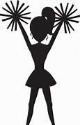 Image result for Cheerleader Silhouette Clipart