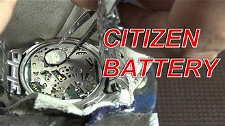 Image result for Citizen 6782 Battery Replacement