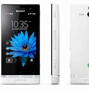 Image result for Sony Xperia U White