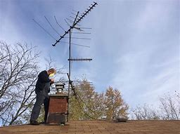 Image result for TV Antenna On Old Farm House