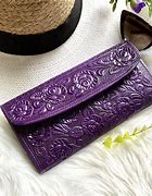 Image result for Embossed Ladies Leather Wallet