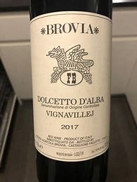Image result for Fratelli Brovia Dolcetto d'Alba Vignavillej