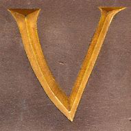 Image result for Letter V Wrought Iron