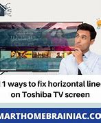 Image result for Horizontal Line across TV Screen