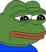 Image result for Pepe Sad Face