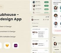 Image result for Clubhouse Interface