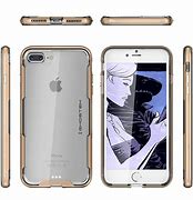 Image result for Gold iPhone 8 Plus with a Speck Case