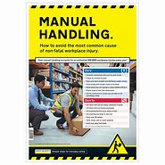 Image result for Manual Handling Safety Poster