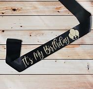 Image result for Personalized Birthday Sash