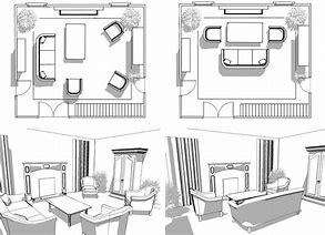 Image result for Furniture Layout Before and After