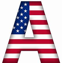 Image result for Letter X Designed with American Flag