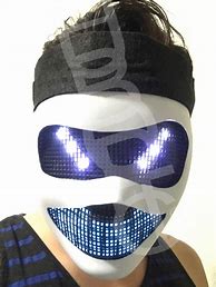 Image result for LED Robot Mask