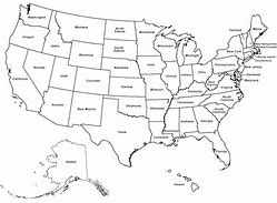 Image result for State Names On Map