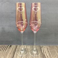 Image result for Pink Champagne Flutes