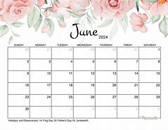 Image result for Calendar 20-24 June