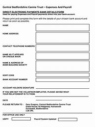 Image result for Banking Instructions Template