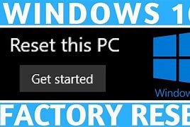 Image result for How to Factory Reset Laptop Windows 10