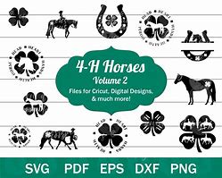 Image result for 4-H Horse Clip Art