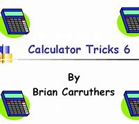 Image result for Calculator Tricks Words