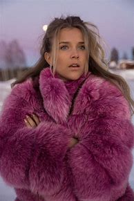 Image result for Hot Pink Fur Coat