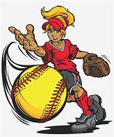 Image result for Girls Fastpitch Softball Clip Art