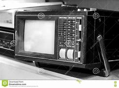 Image result for Black and White Portable TV