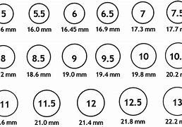 Image result for Actual Ring Size Chart for Men Printable