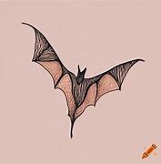 Image result for Black and White Bat Line Art