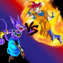 Image result for Goku vs Beerus Wallpaper