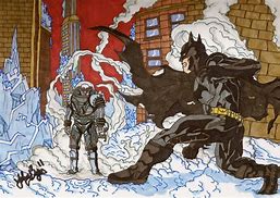 Image result for Batman vs Mr. Freeze