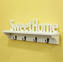 Image result for Entryway Wall Shelf with Hooks