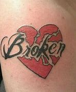 Image result for Broken Heart Tattoo Stencils
