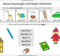 Image result for Measuring Length and Distance Worksheets