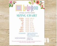Lularoe Size Chart Lularoe Sizing Chart Poster By