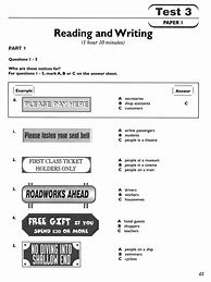 Image result for Ket Reading and Writing