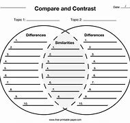 Image result for Compare and Contrast Graphic Organizer for Kids