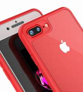 Image result for 7 Plus Case iPhone Clear with Red