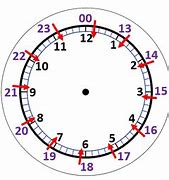 Image result for 16 On 24 Hour Clock
