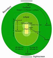 Image result for Pencil Drawing of Cricket Field Labeled