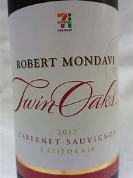 Image result for Robert Mondavi Cabernet Sauvignon Anniversary Selection Twin Oaks
