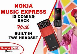 Image result for Nokia Music Express Inbuilt Headpones